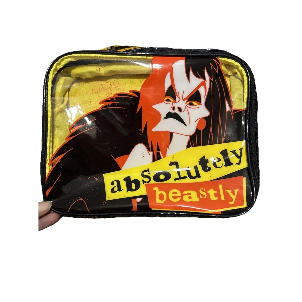 CRUELLA DE VIL MakeUp Bag Disney Villains Wet N Wild Cosmetic Limited Edition